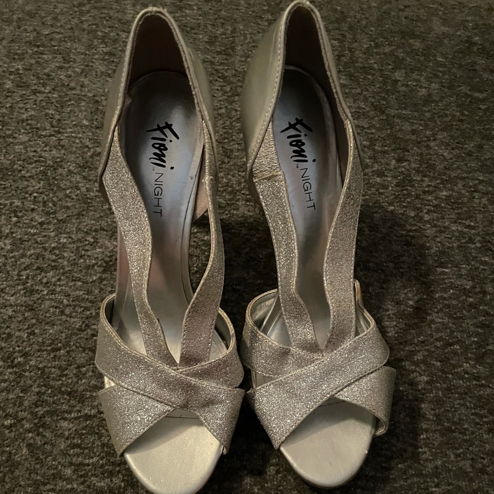 Silver heels